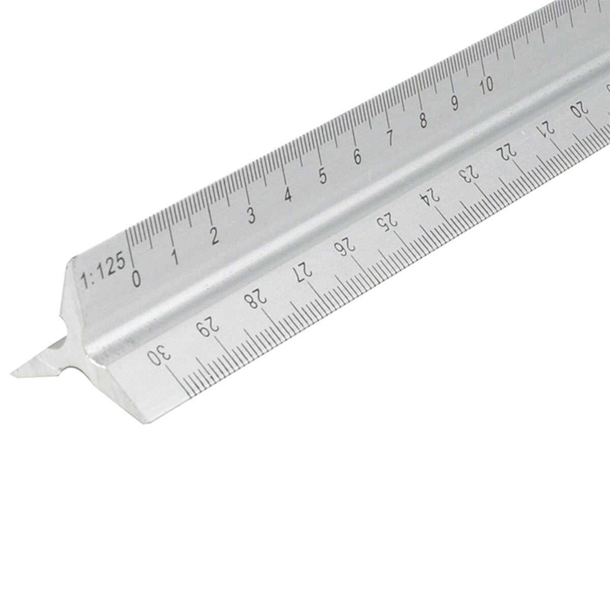 Faithfull Aluminium Triangle Scale Rule 300mm - FAIRULETRI - Image 2