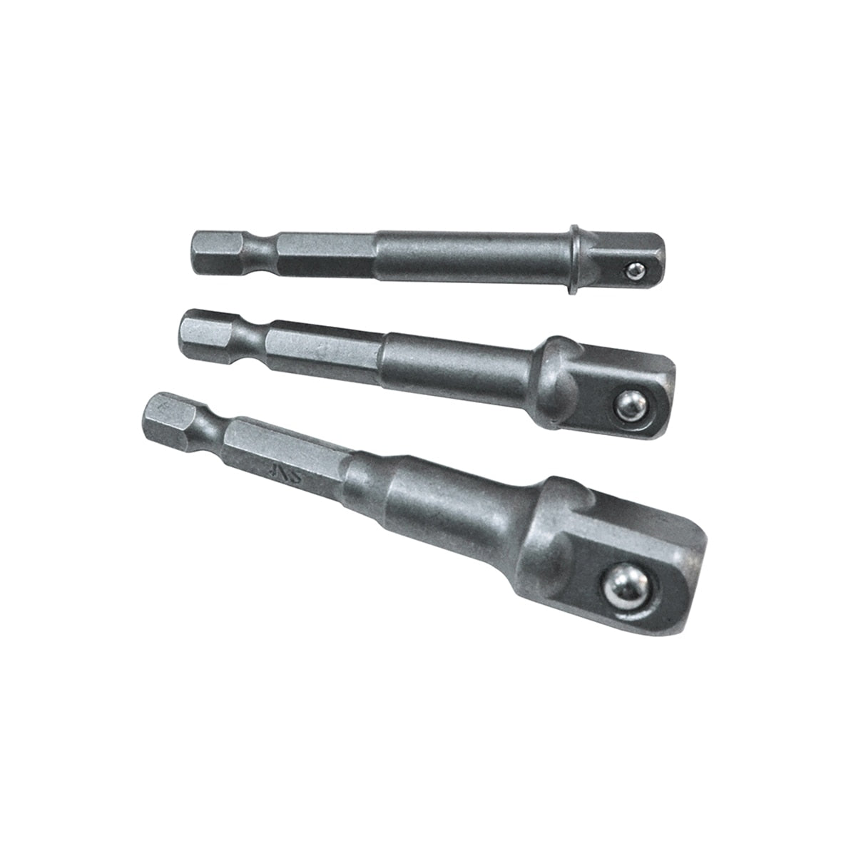 Faithfull Hex to Square Drive Adaptor Set, 3 Piece - FAISBSOCDRIV - Image 1