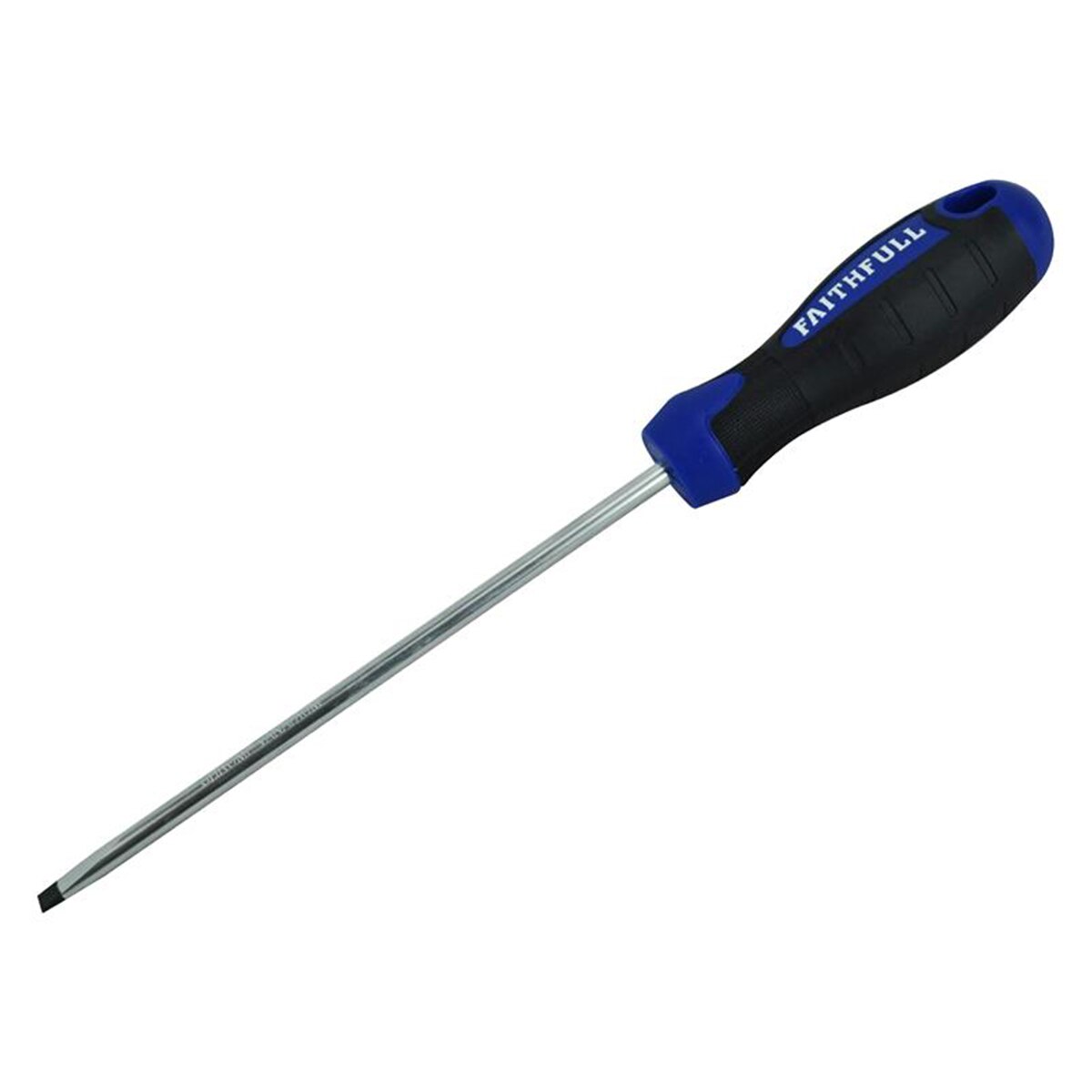 Faithfull Soft Grip Screwdriver Parallel Slotted Tip 5.5 x 150mm - FAISDP150 - Image 1