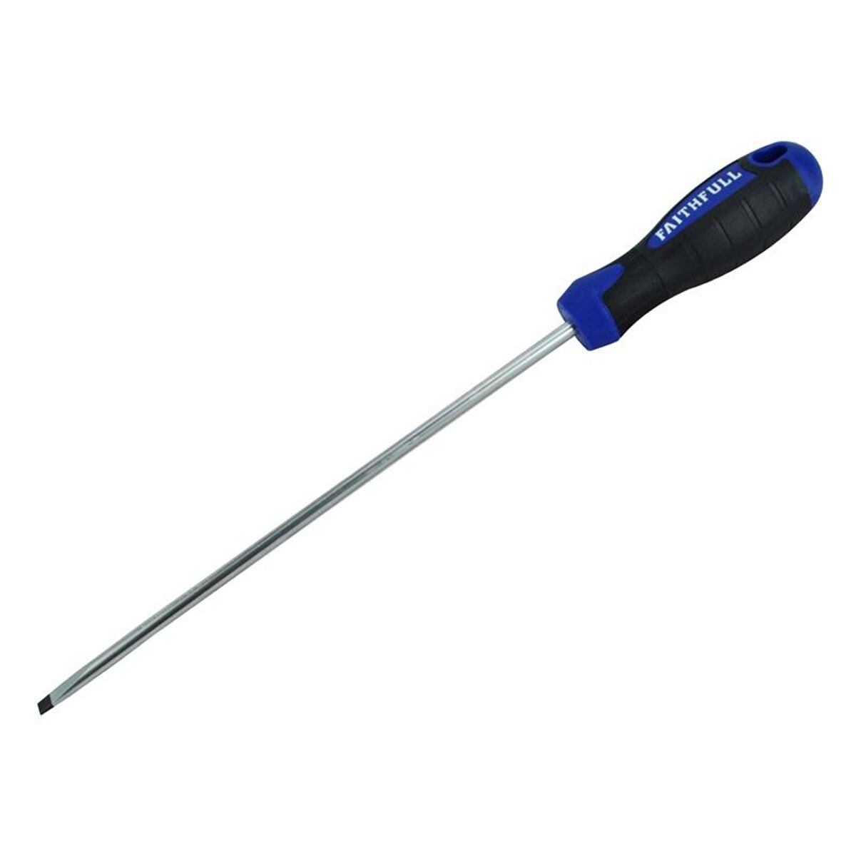 Faithfull Soft Grip Screwdriver Parallel Slotted Tip 5.5 x 200mm - FAISDP200 - Image 1