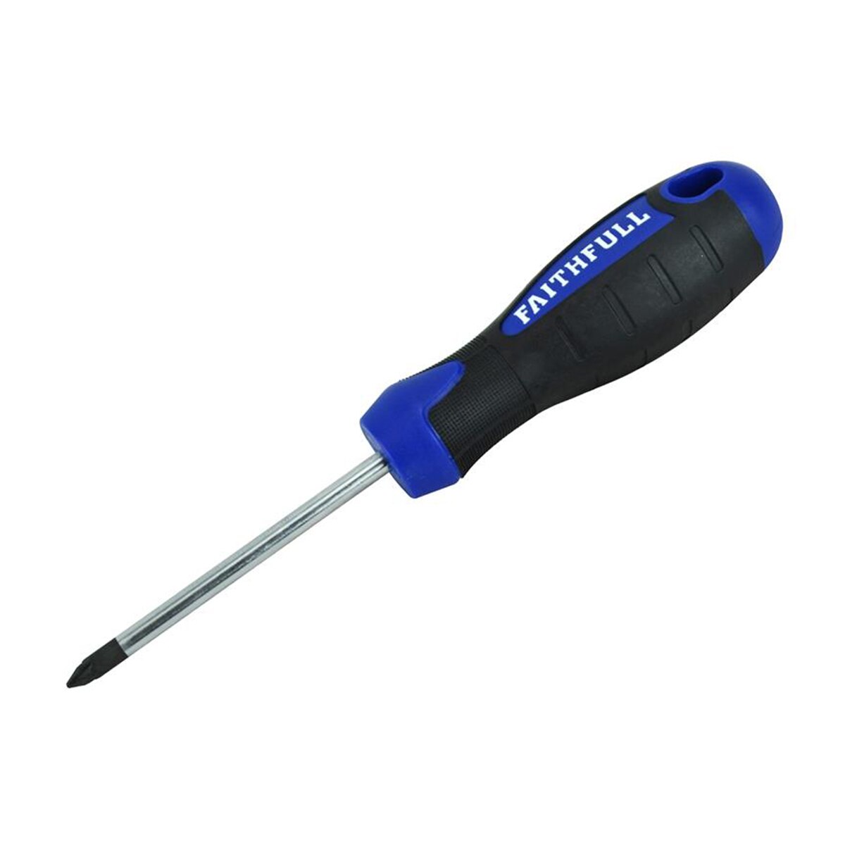 Faithfull Soft Grip Screwdriver Pozidriv Tip PZ1 x 75mm - FAISDPZ1 - Image 1