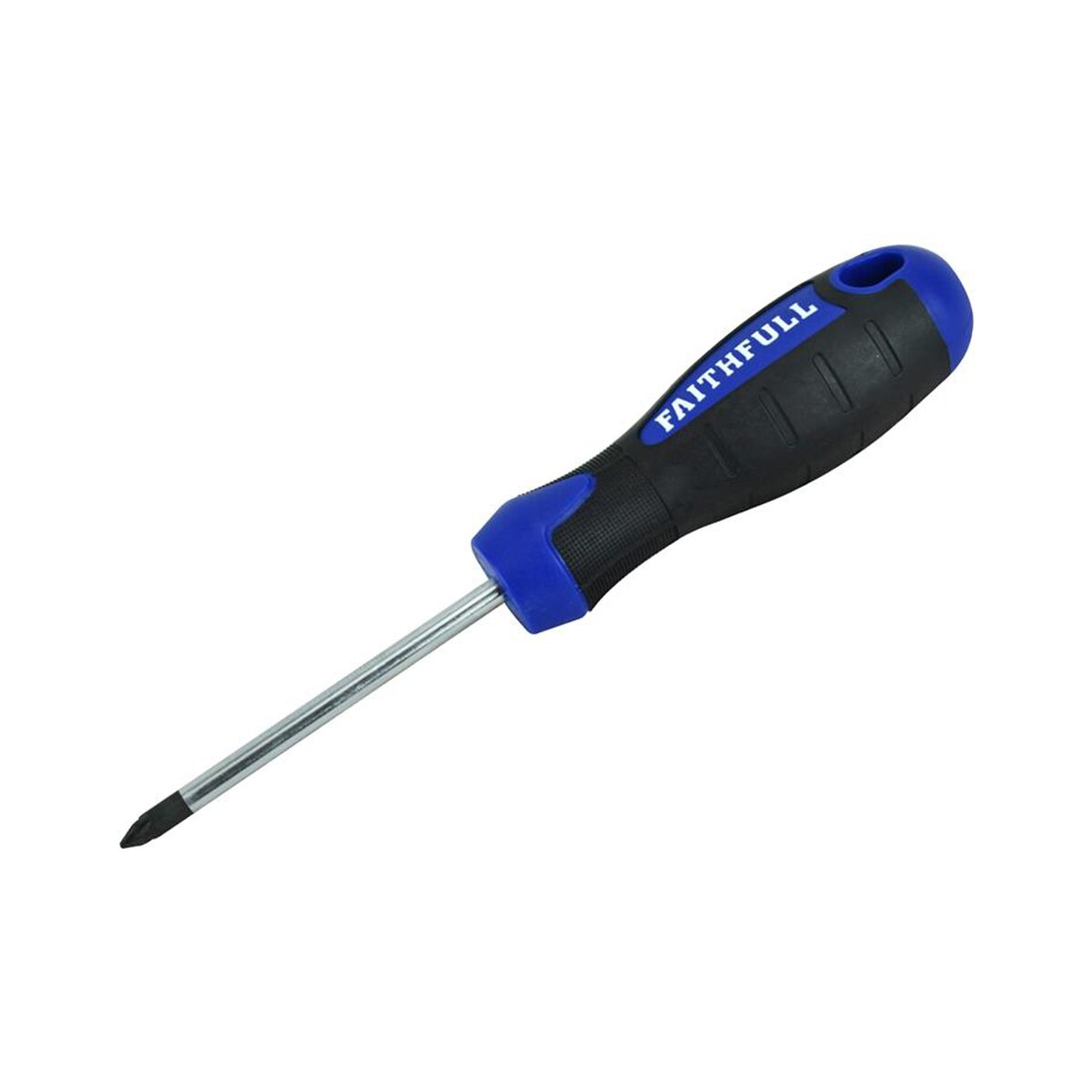 Faithfull Soft Grip Screwdriver Pozidriv Tip PZ2 x 100mm - FAISDPZ2 - Image 1