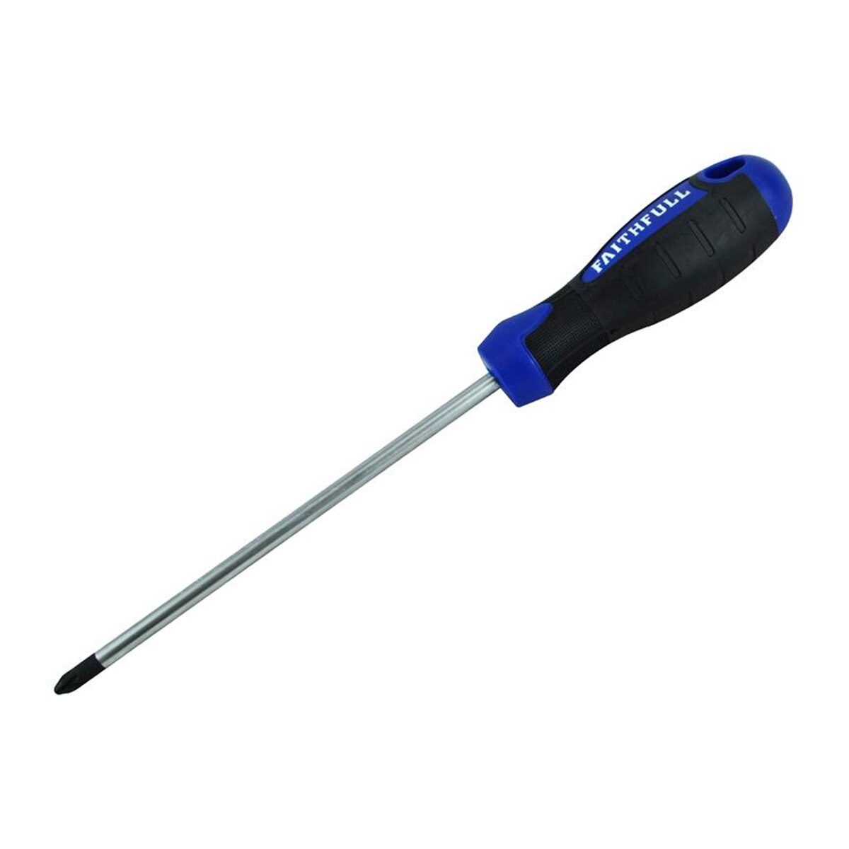 Faithfull Soft Grip Screwdriver Pozidriv Tip PZ2 x 150mm - FAISDPZ2150 - Image 1