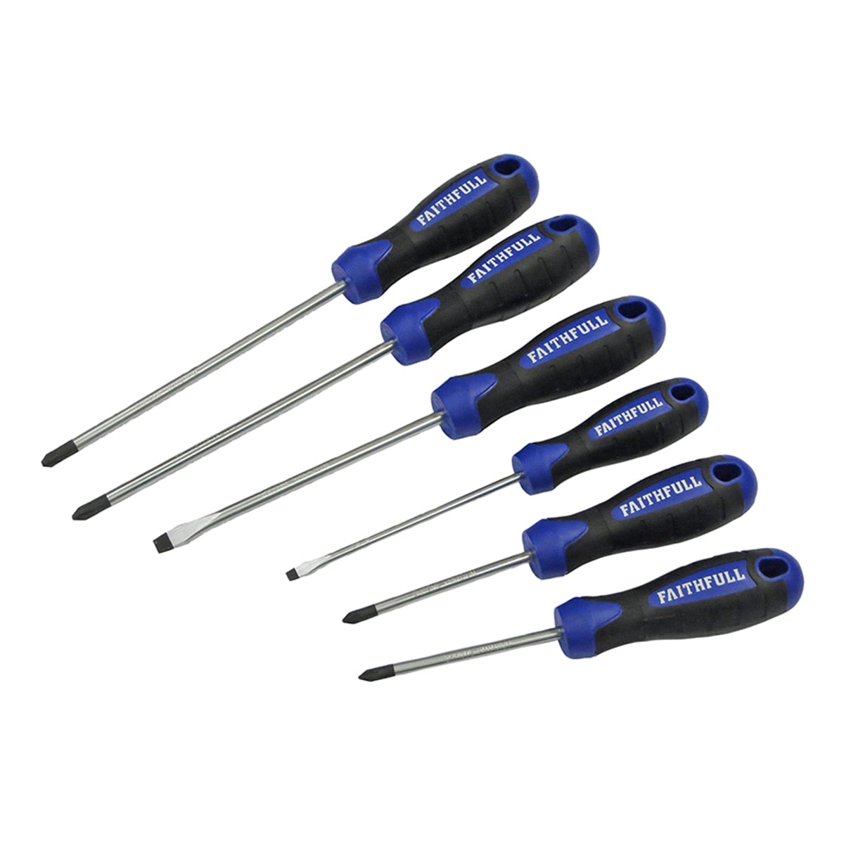 Faithfull Boxed Soft Grip Screwdriver Set, 6 Piece - FAISDSET6PRO - Image 1