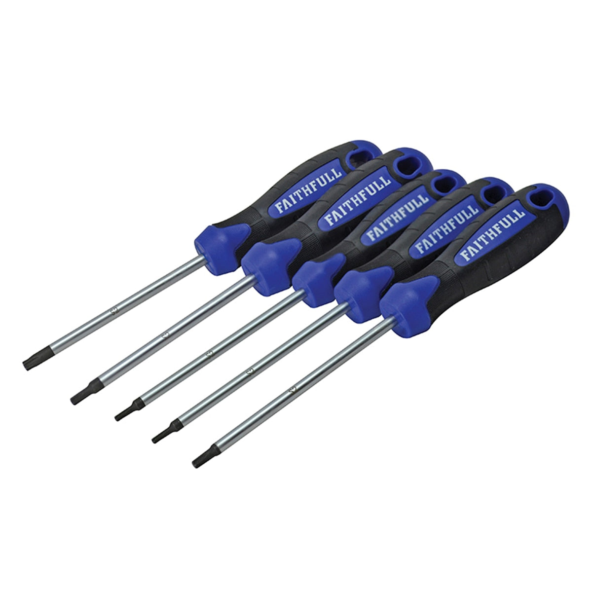 Faithfull Star (Torx) Head Screwdriver Set, 5 Piece - FAISDTSET5 - Image 1