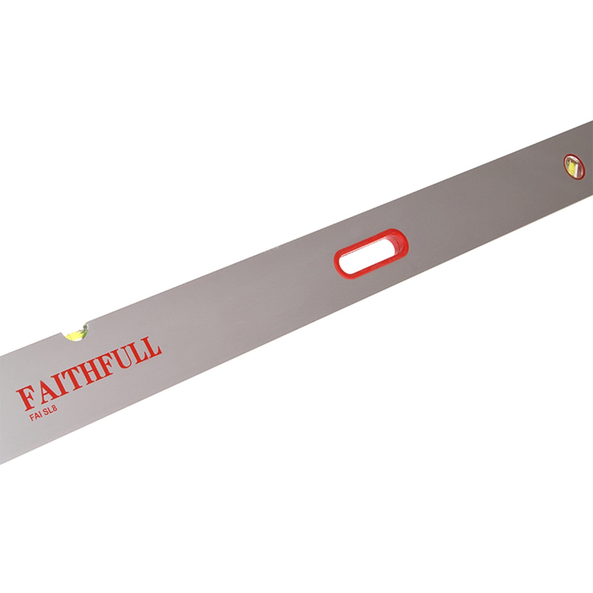 Faithfull Screeding Level 2.4m (8ft) 3 Vial & Grips - FAISL8 - Image 1