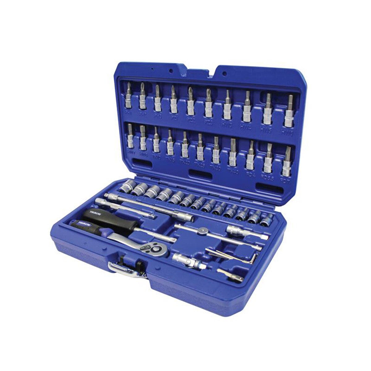 Faithfull Socket Set of 46 Metric 1/4in Drive - FAISOC1446MN - Image 1