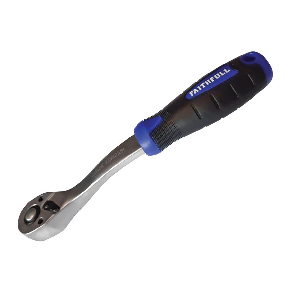 Faithfull Ratchet Handle Quick-Release 72 Teeth 1/4in Drive - FAISOCRAT14N - Image 1