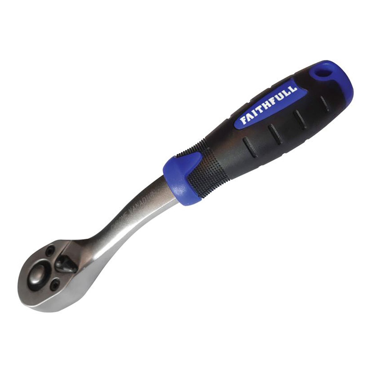 Faithfull Ratchet Handle Quick-Release 72 Teeth 3/8in Drive - FAISOCRAT38N - Image 1
