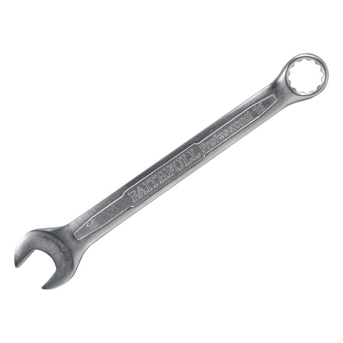 Faithfull Combination Spanner CV Satin Finish 16mm - FAISPAC16 - Image 1