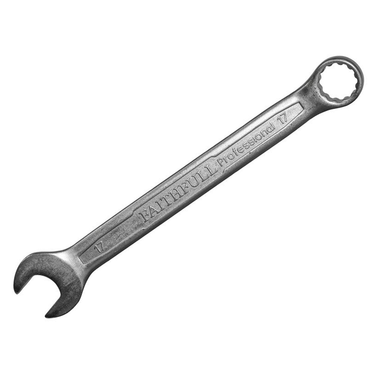 Faithfull Combination Spanner CV Satin Finish 17mm - FAISPAC17 - Image 1
