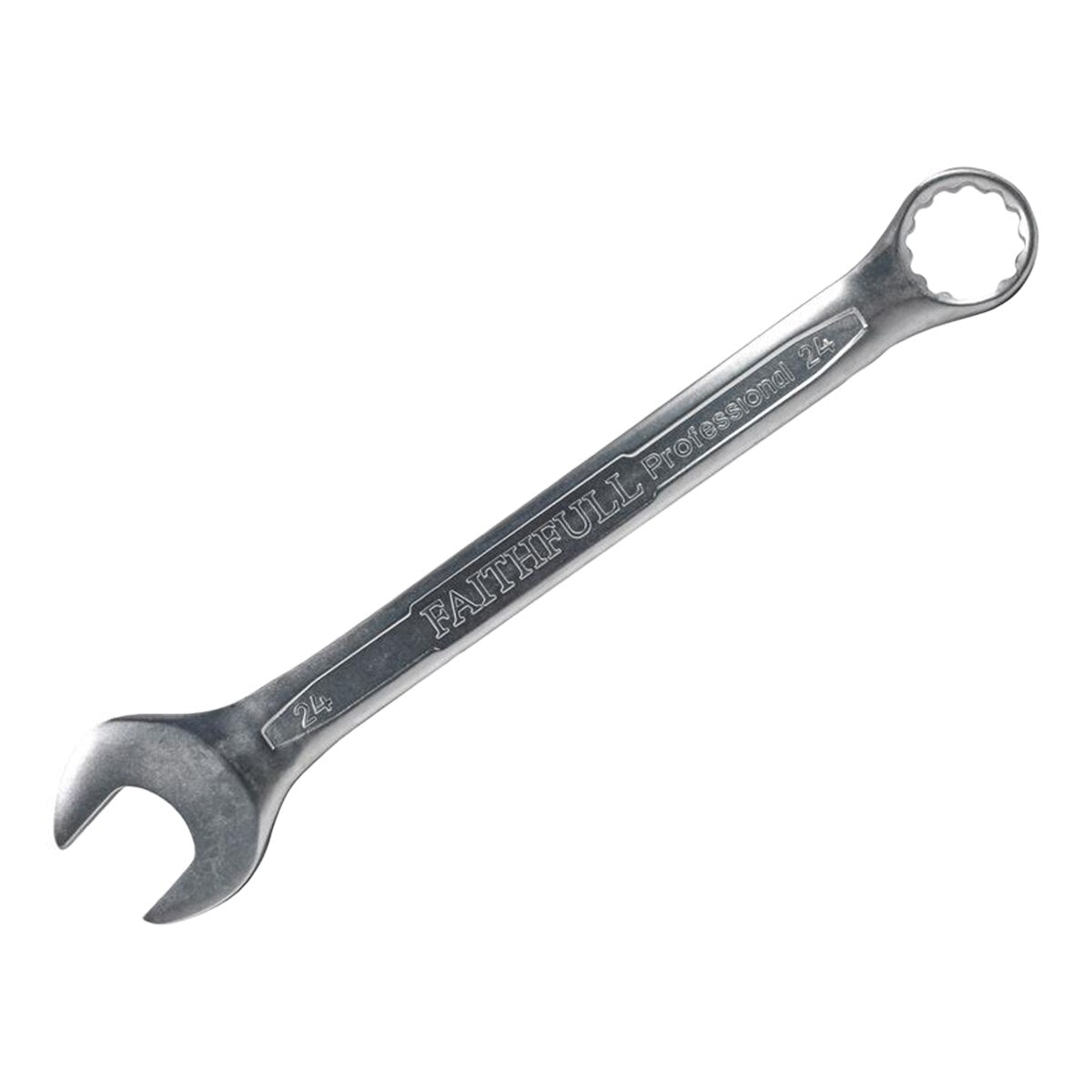 Faithfull Combination Spanner CV Satin Finish 24mm - FAISPAC24 - Image 1
