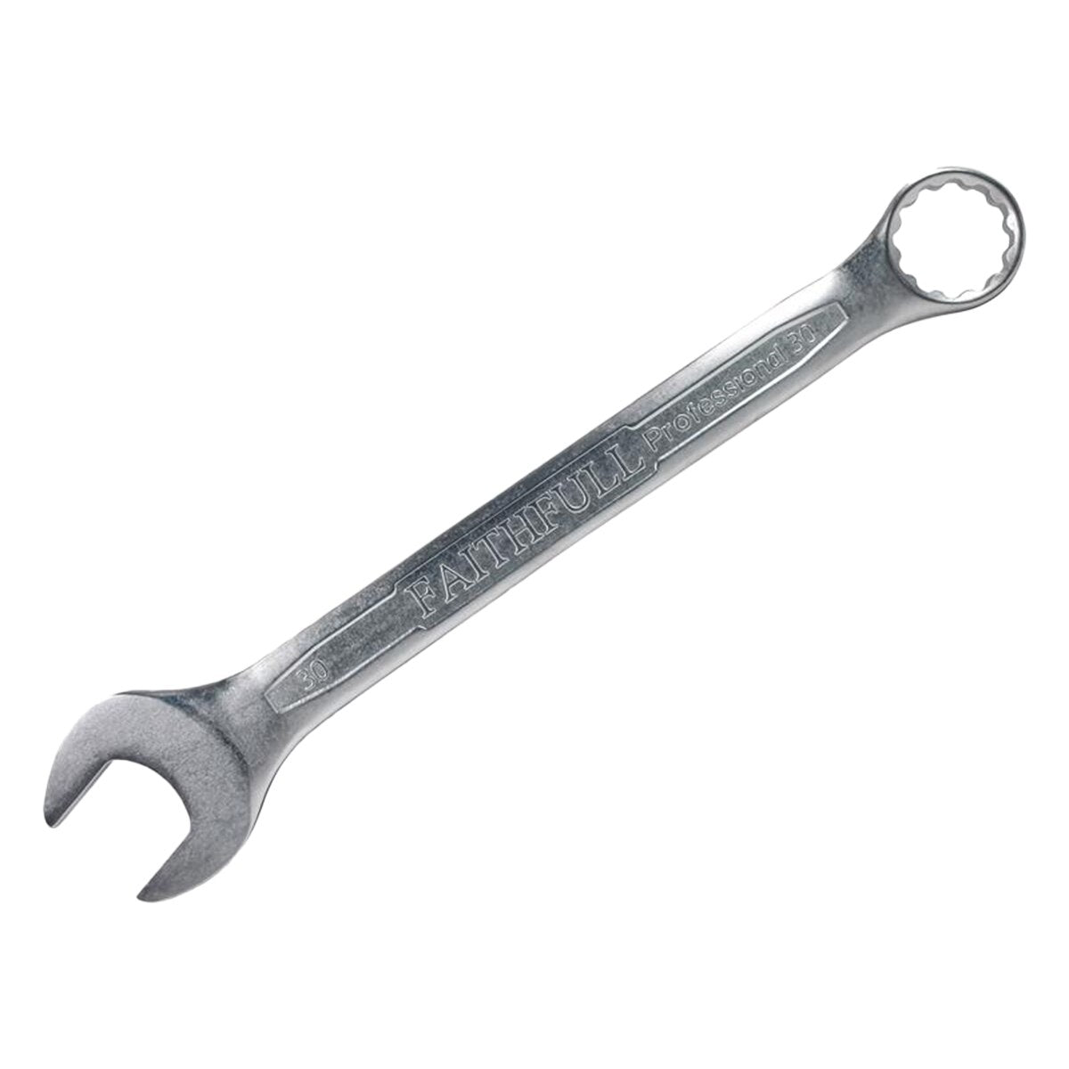 Faithfull Combination Spanner CV Satin Finish 30mm - FAISPAC30 - Image 1