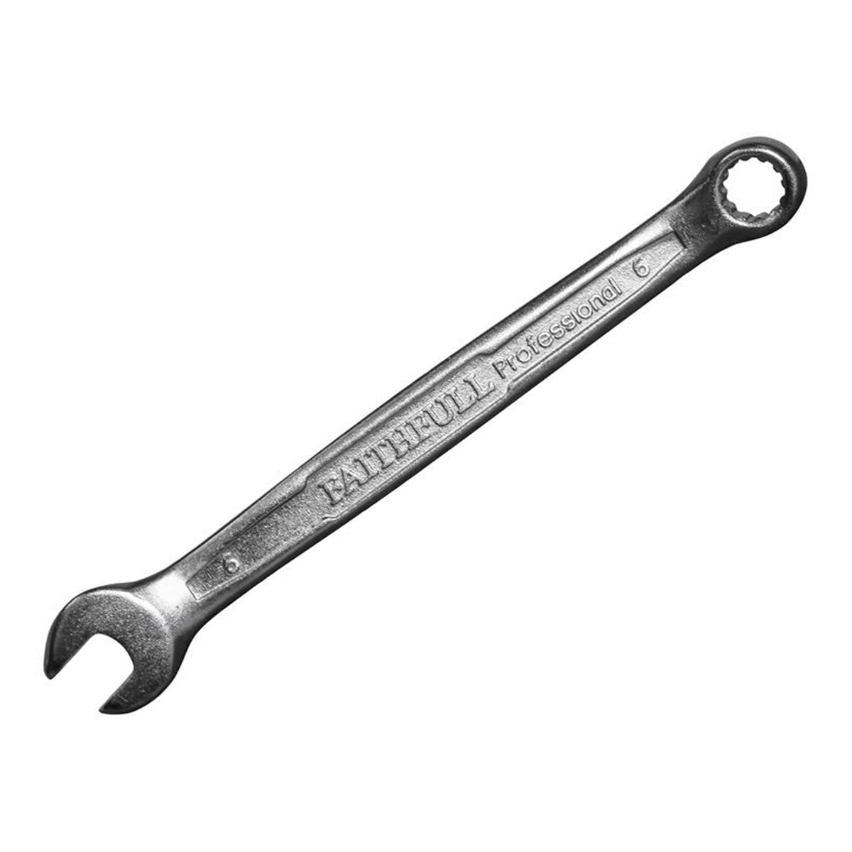 Faithfull Combination Spanner CV Satin Finish 6mm - FAISPAC6 - Image 1