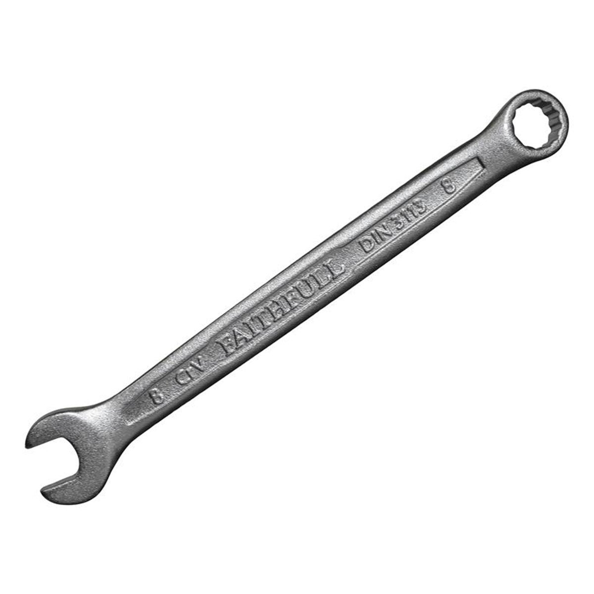 Faithfull Combination Spanner CV Satin Finish 8mm - FAISPAC8 - Image 1