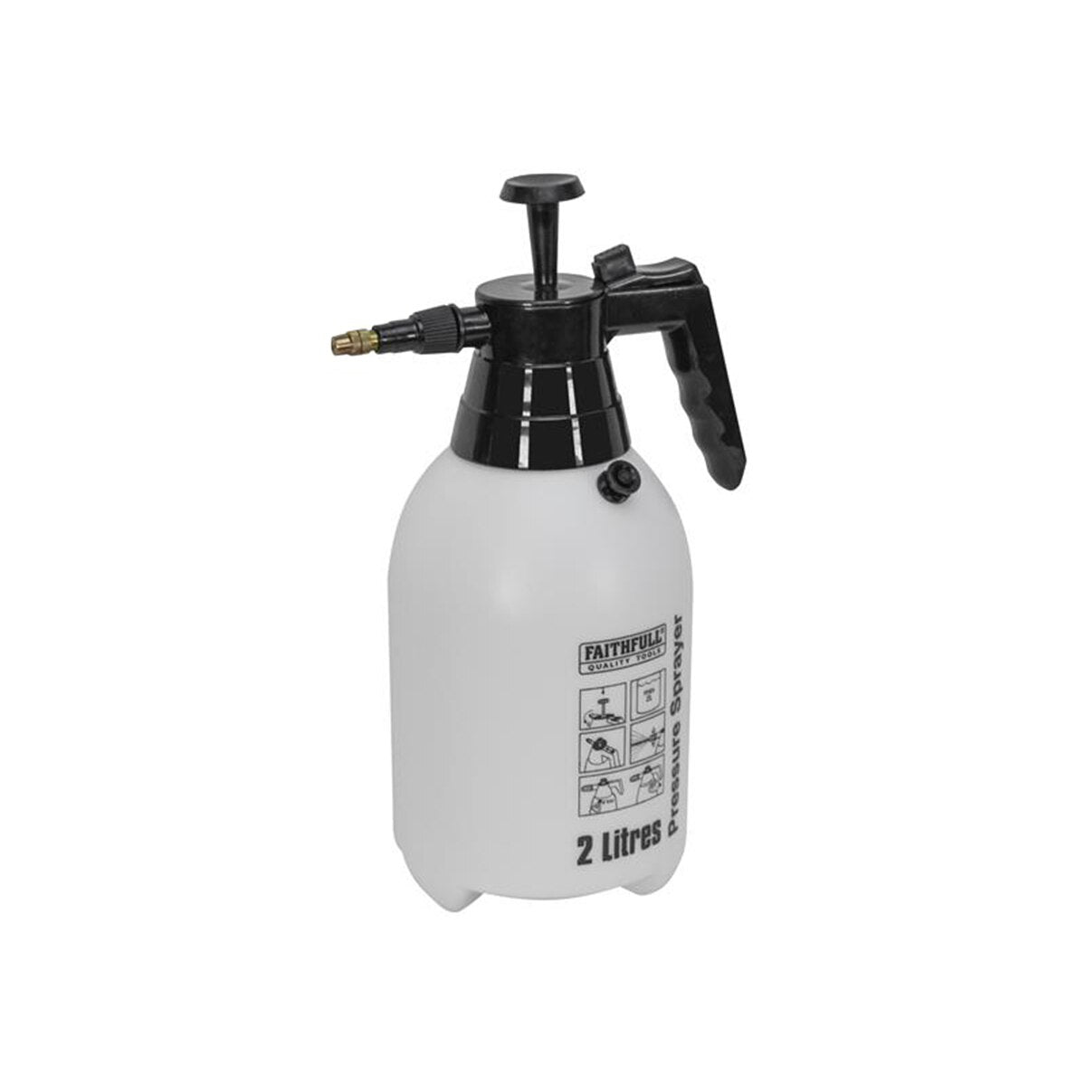 Faithfull Handheld Pressure Sprayer 2 litre - FAISPRAY2 - Image 1