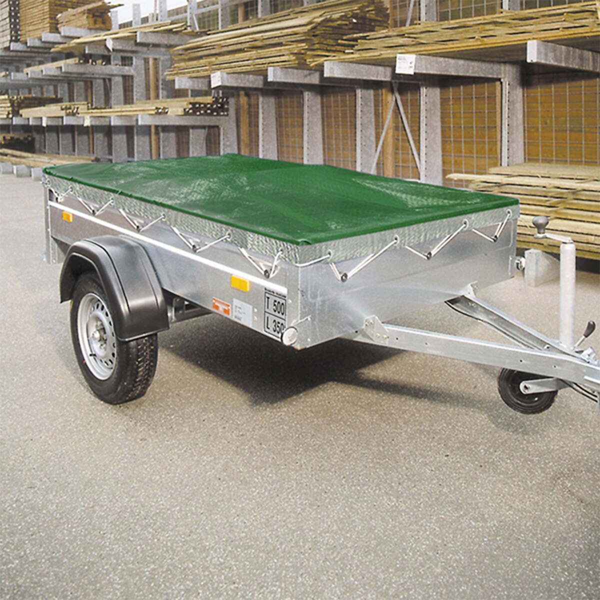 Faithfull Tarpaulin Green/Silver 3.6 x 2.7m (12 x 9ft) 80gsm - FAITARP129 - Image 4