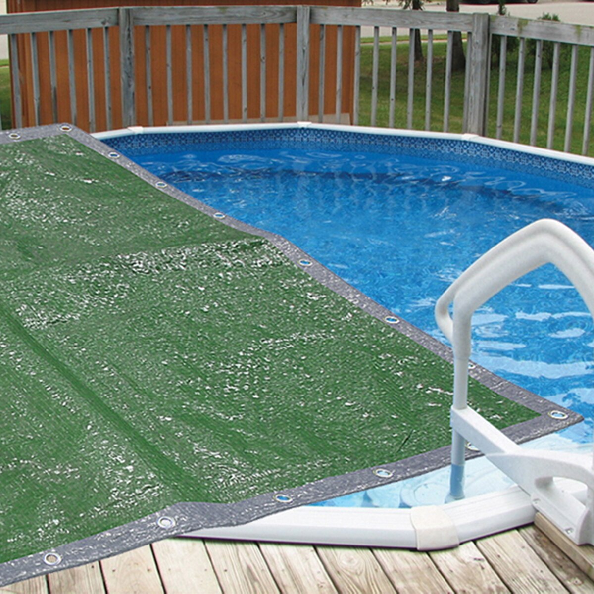 Faithfull Tarpaulin Green/Silver 3.6 x 2.7m (12 x 9ft) 80gsm - FAITARP129 - Image 5