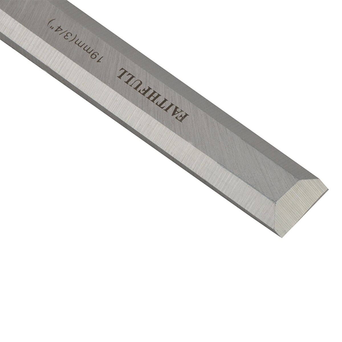 Faithfull Bevel Edge Chisel Blue Grip 19mm (3/4in) - FAIWCB34 - Image 2