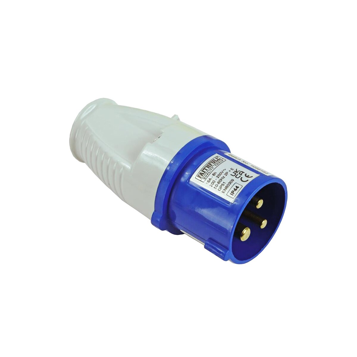 Faithfull Blue Replacement Plug 16A - FPPPLUG16AMP - Image 1