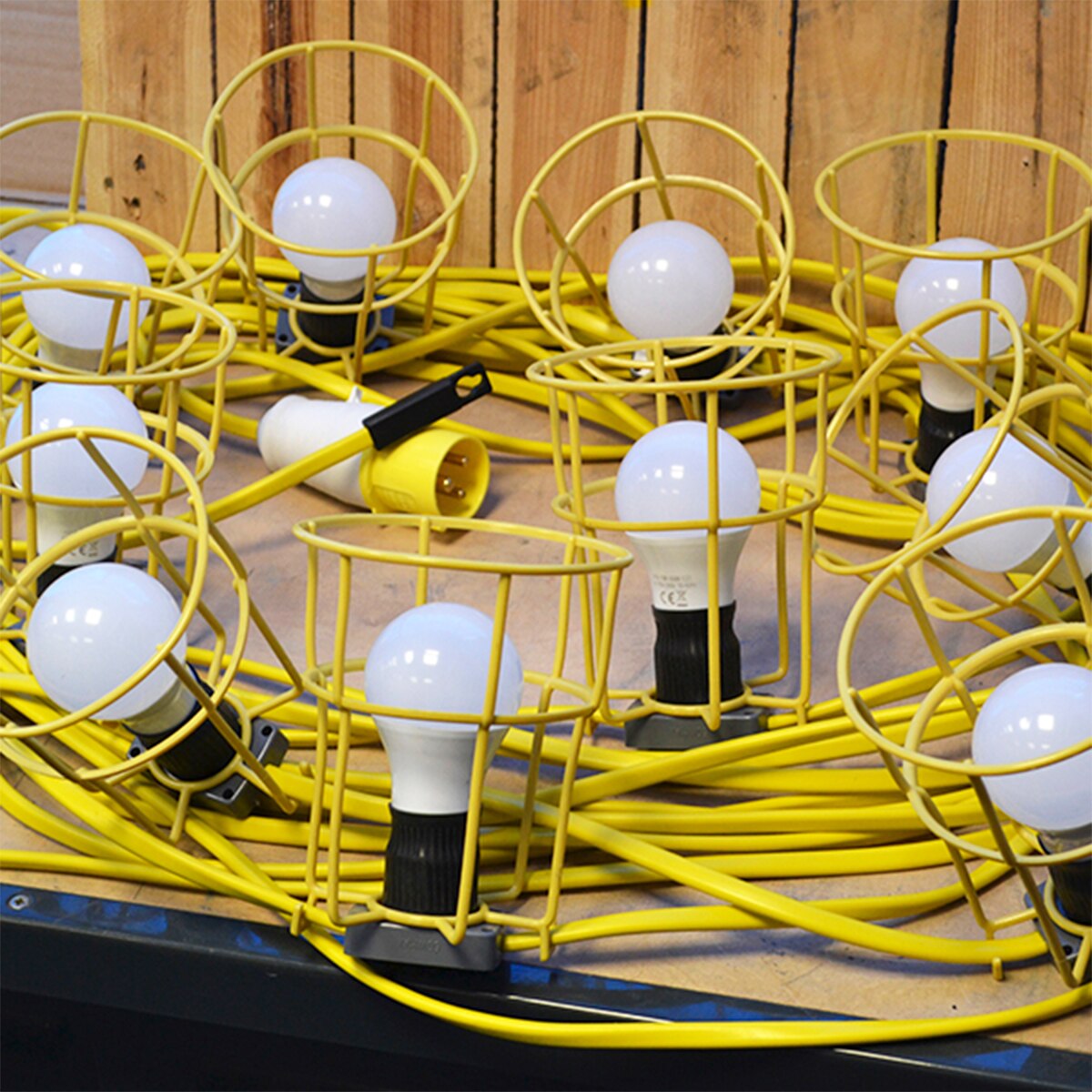 Faithfull Festoon Lights Low Energy 10 LED Bulbs 110V 22m - FPPSLFESTLED - Image 3