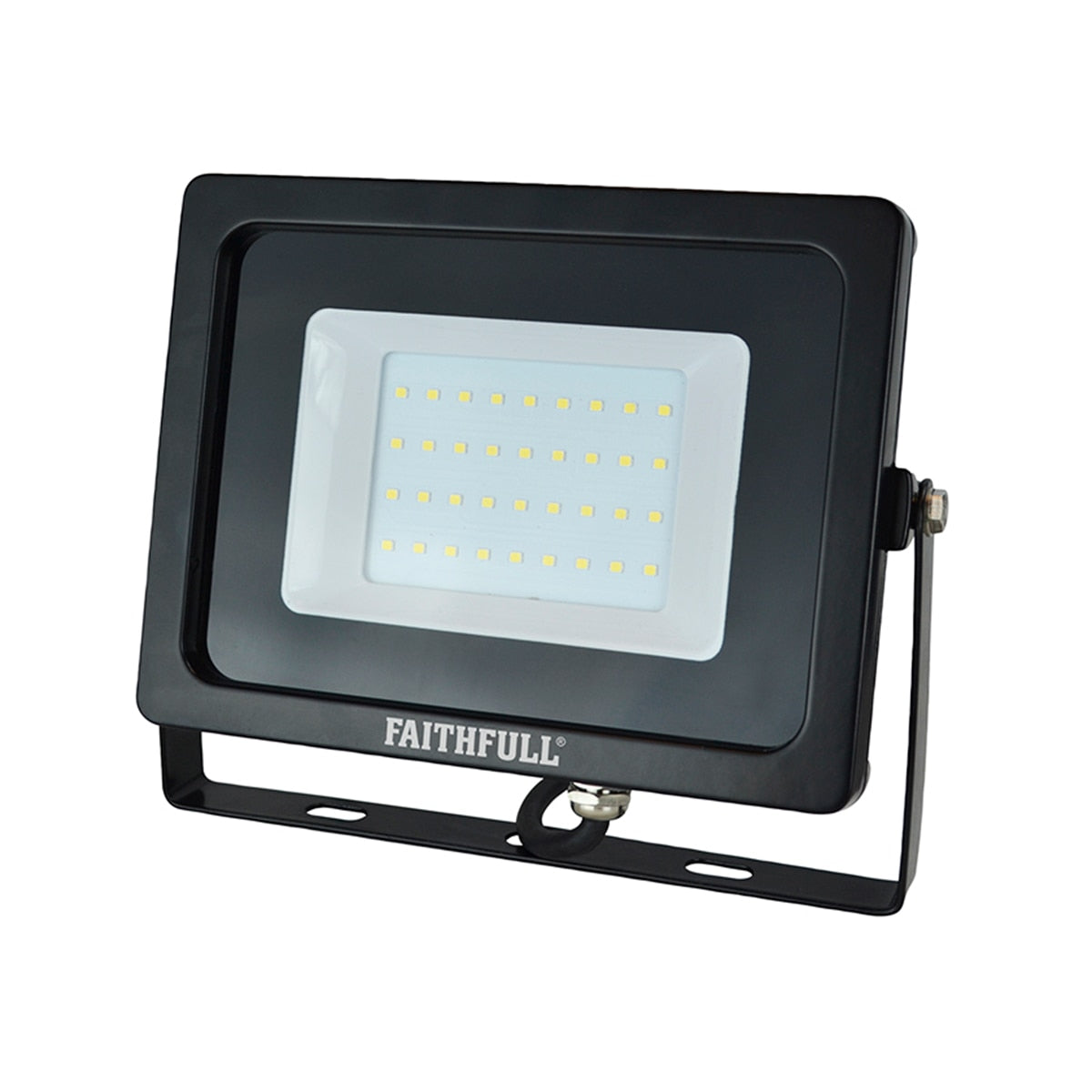 Faithfull SMD LED Wall Mounted Floodlight 30W 2400 lumen 240V - FPPSLWM30 - Image 1