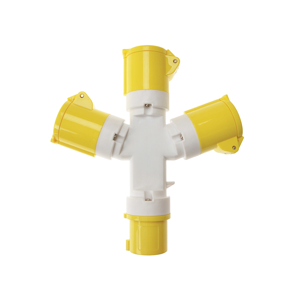 Faithfull 3-Way Splitter 110V - FPPSOCK3WAY - Image 1