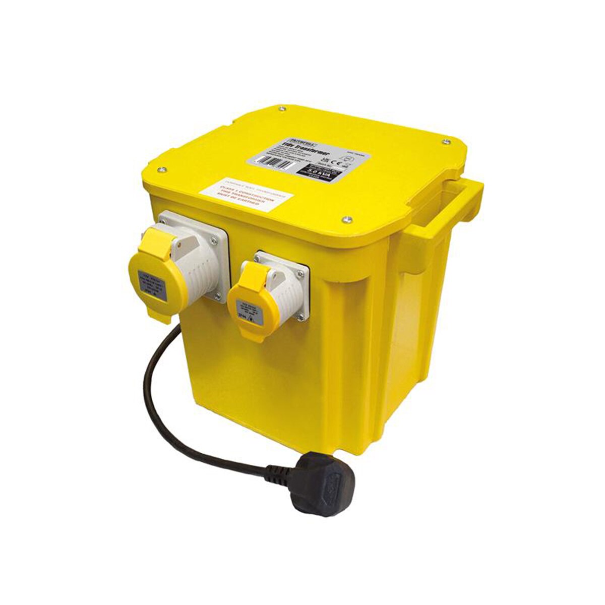 Faithfull Transformer 5kVA Triple Outlet - FPPTRAN5 - Image 1