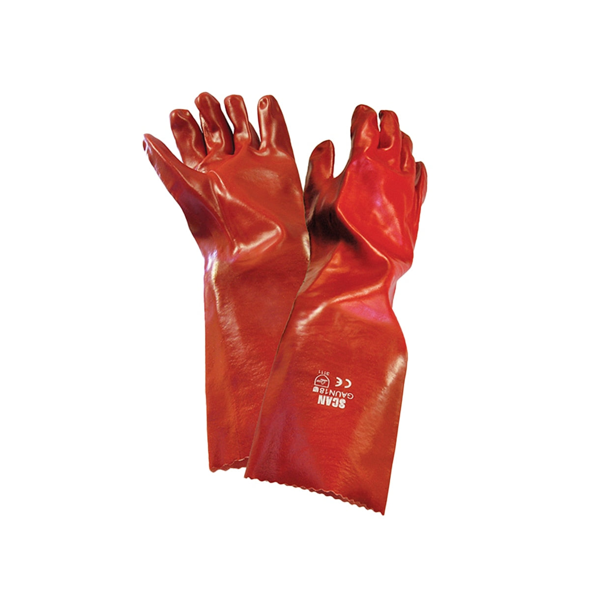 Scan PVC Gauntlet 45cm (18in) - L (Size 9) - SCAGLOGAUN18 - Image 1