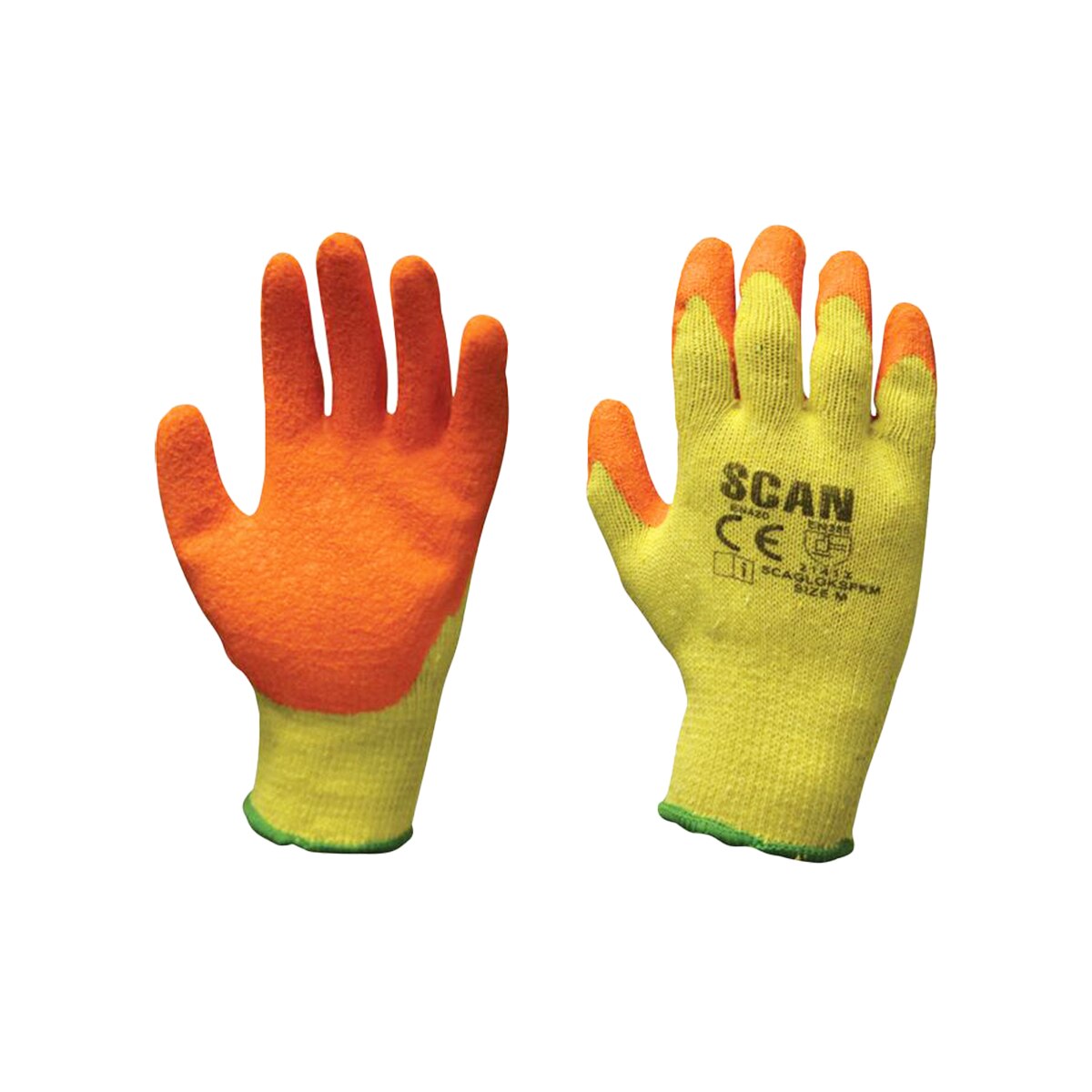 Scan Knitshell Latex Palm Gloves - L (Size 9) - SCAGLOKS - Image 1