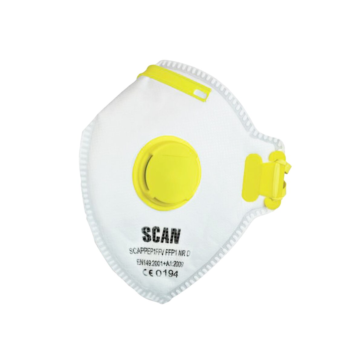 Scan Fold Flat Valved Disposable Mask FFP1 (Pack of 10) - SCAPPEP1FFVB - Image 1