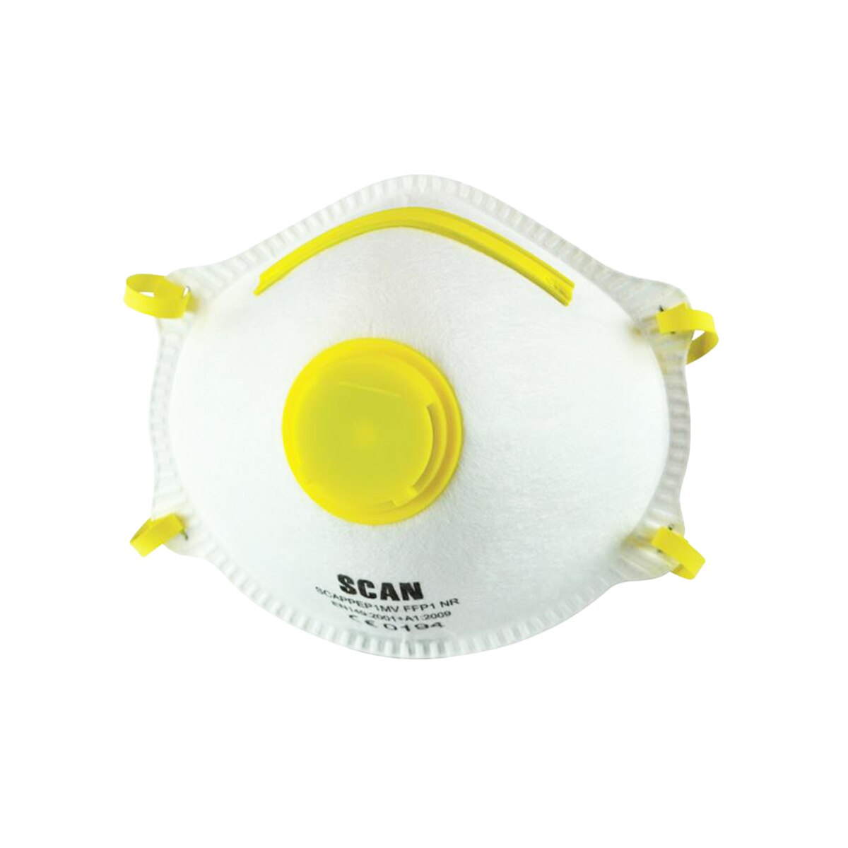 Scan Moulded Disposable Mask Valved FFP1 Protection (Pack 3) - SCAPPEP1MV - Image 1