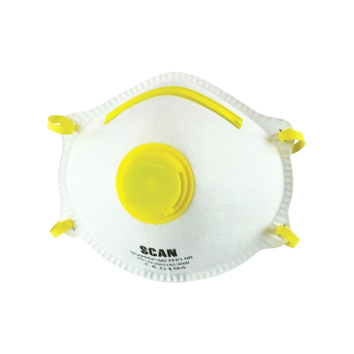 Scan Moulded Disposable Mask Valved FFP1 Protection (Box 10) - SCAPPEP1MVB - Image 1