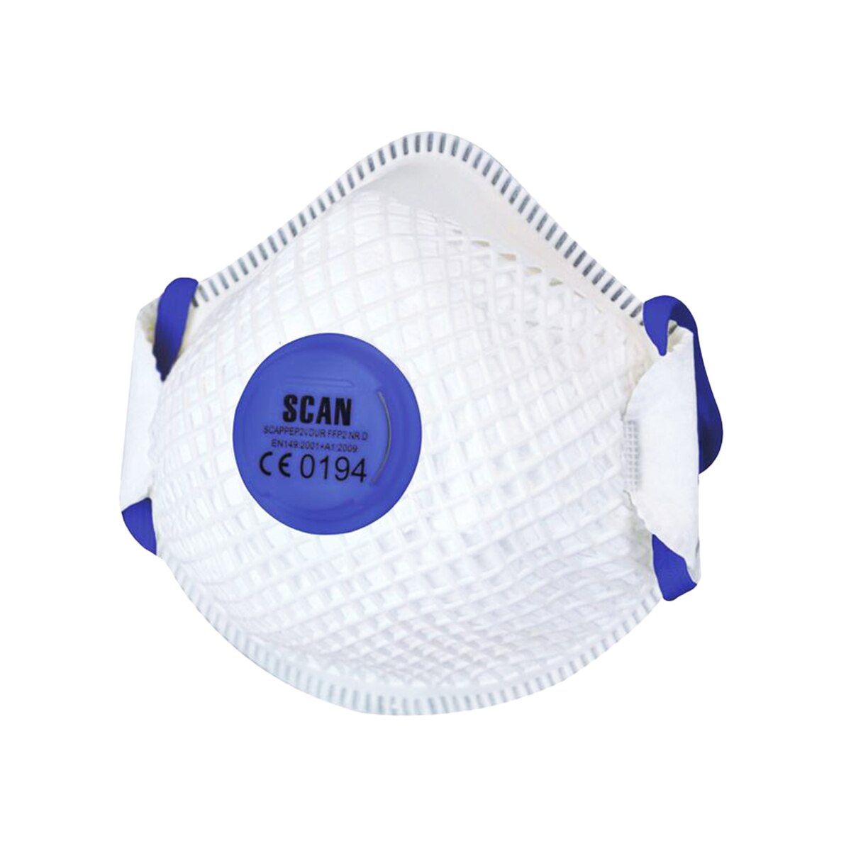 Scan Moulded Duranet Disposable Mask FFP2 (Pack of 2) - SCAPPEP2VDUR - Image 1