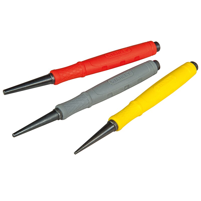 Stanley DynaGrip Nail Punch Set, 3 Piece - STA058930 - Image 2