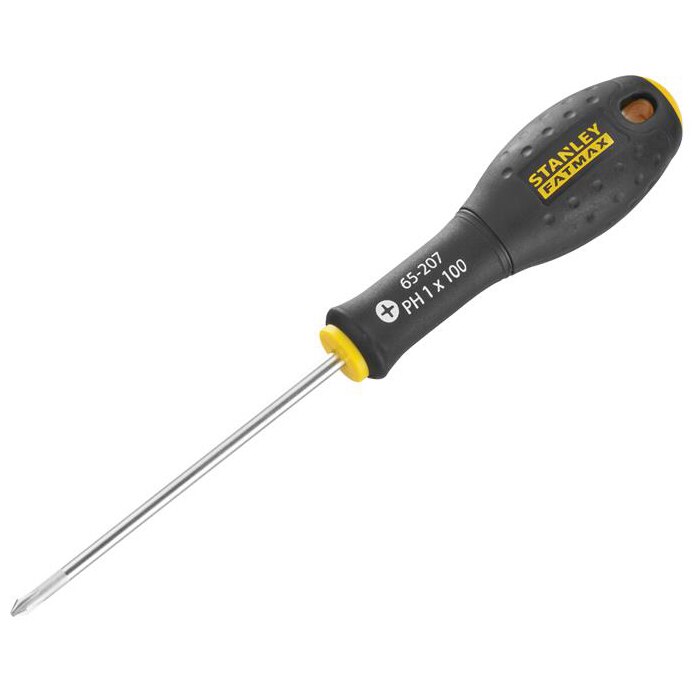 Stanley FatMax Screwdriver Phillips Tip PH1 x 100mm - STA065207 - Image 1