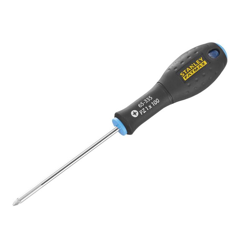 Stanley FatMax Screwdriver Pozidriv Tip PZ1 x 100mm - STA065335 - Image 1