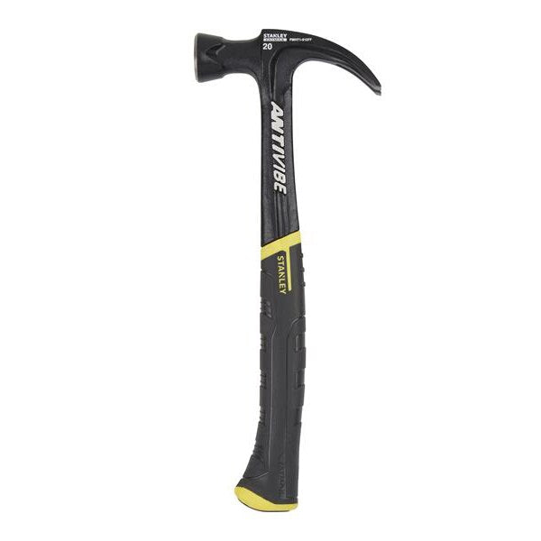 Stanley FatMax AntiVibe All Steel Curved Claw Hammer 570g (20oz) - STA151277 - Image 1