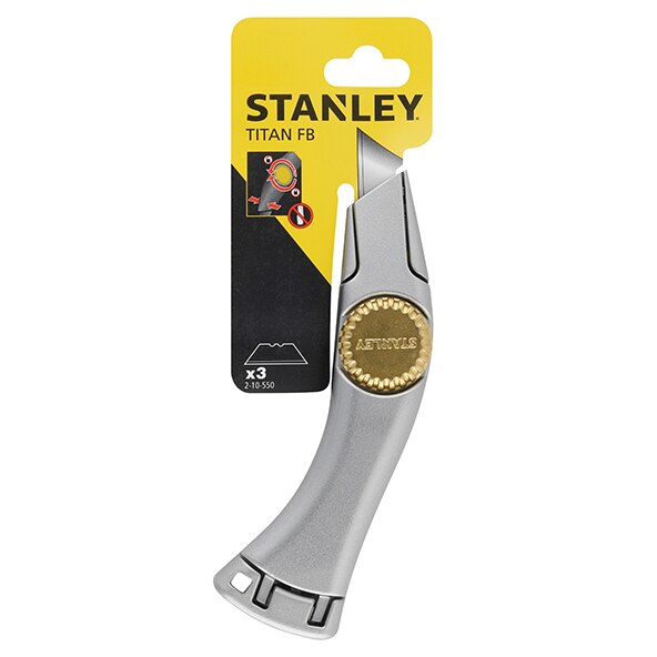 Stanley Titan Fixed Blade Trimming Knife Carded - STA210550 - Image 2