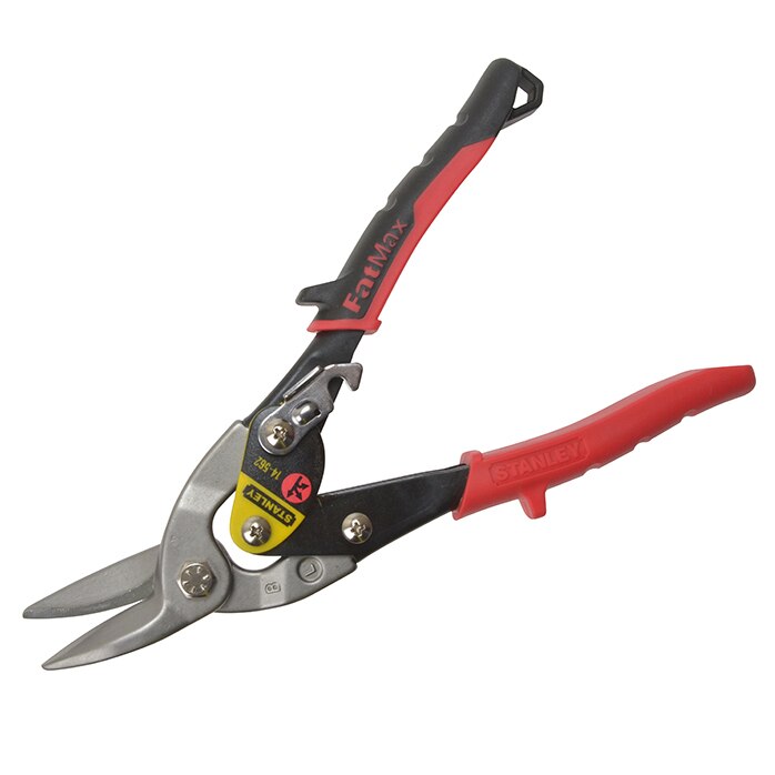 Stanley Red Aviation Snips Left Cut 250mm (10in) - STA214562 - Image 2
