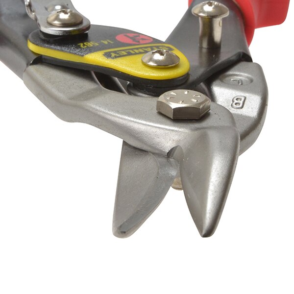 Stanley Red Aviation Snips Left Cut 250mm (10in) - STA214562 - Image 3