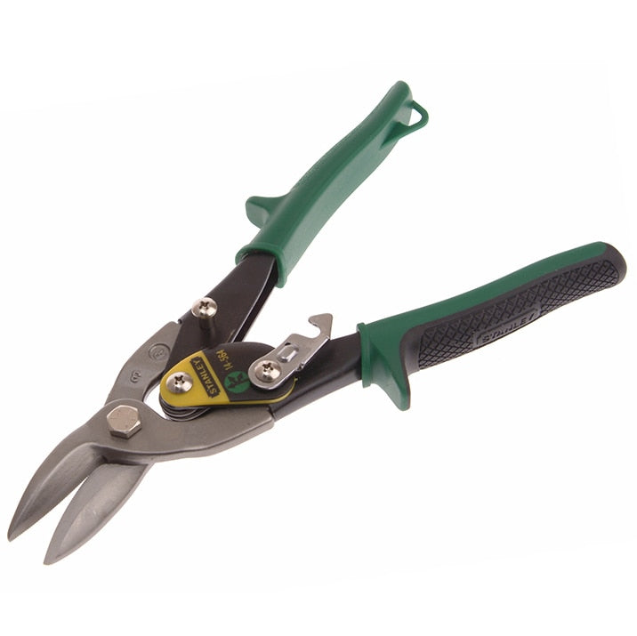 Stanley Green Aviation Snips Right Cut 250mm (10in) - STA214564 - Image 1
