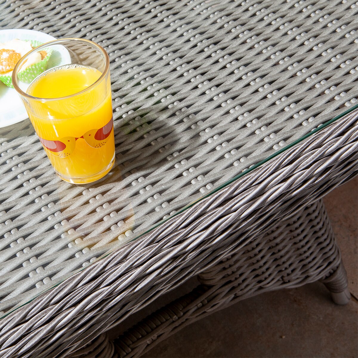 Prestbury 4pc Rattan Garden Furniture Corner Set - Image 10