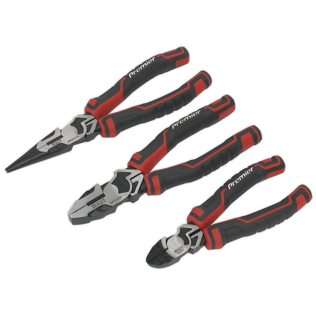 Sealey Pliers Set High Leverage 3pc - Image 1