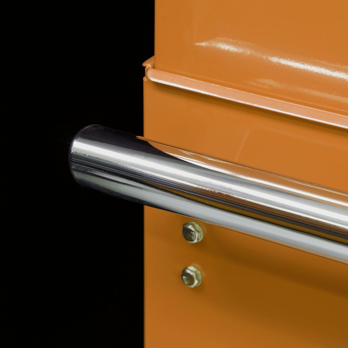 Sealey Topchest, Mid-Box & Rollcab Combination 14 Drawer with Ball-Bearing Slides Orange - Image 3