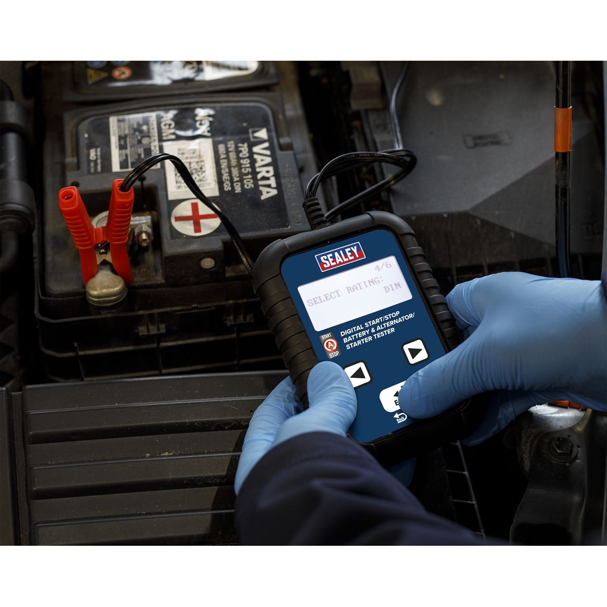Sealey Digital Start/Stop Battery & Alternator/Starter Tester 12/24V - Image 9