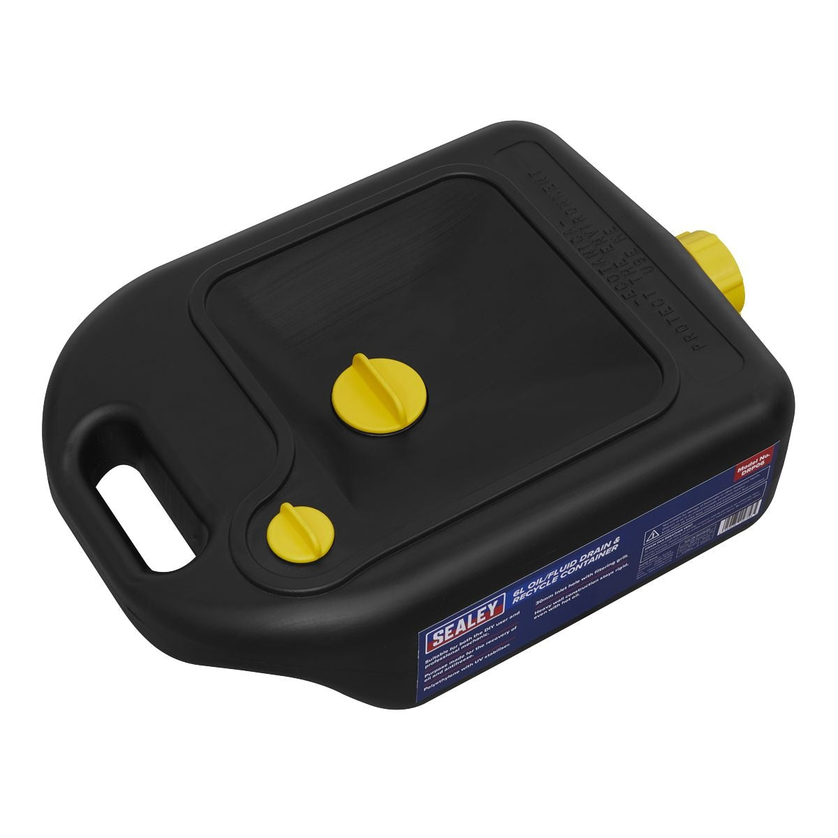 Sealey Oil/Fluid Drain & Recycle Container 6L - Image 1