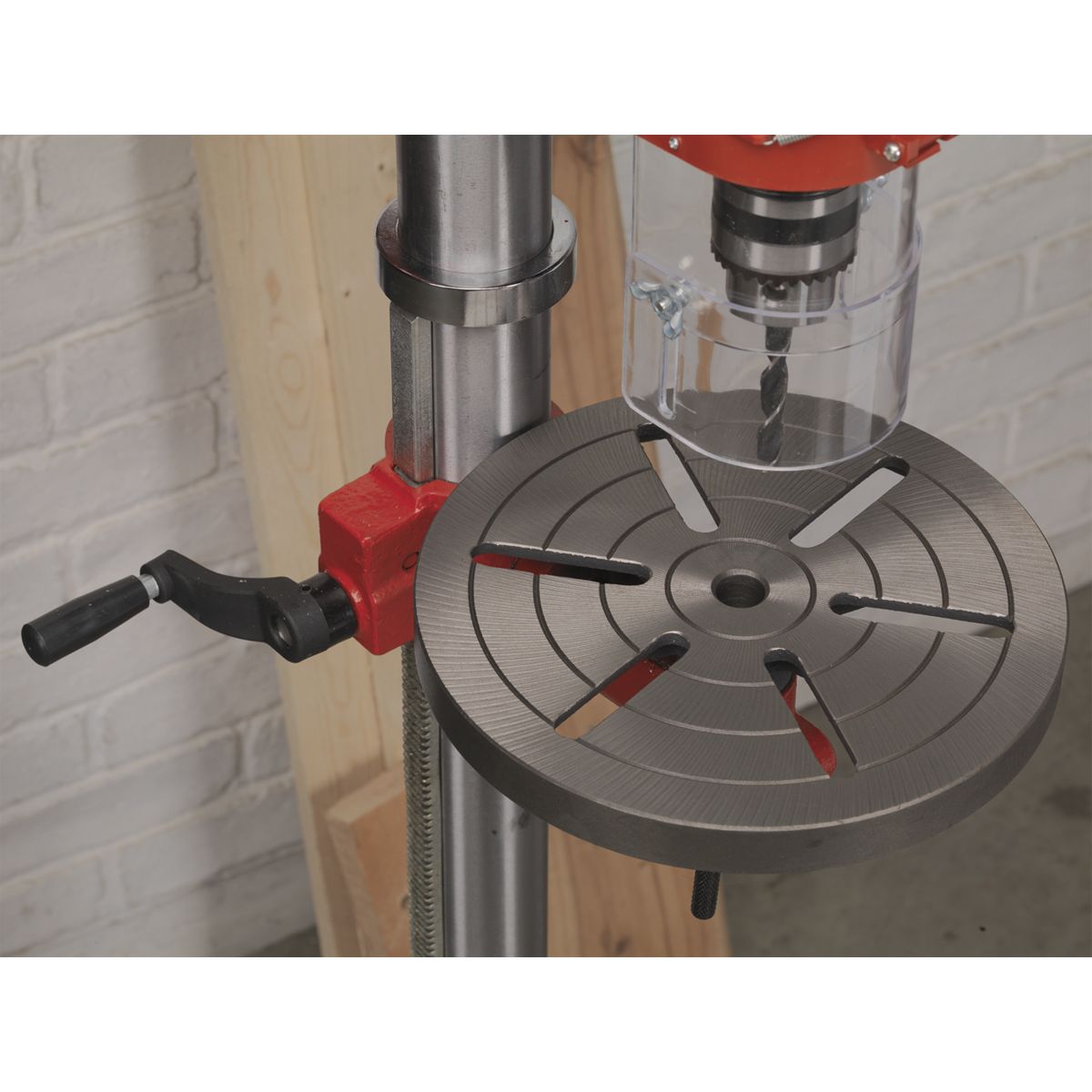 Sealey Pillar Drill Floor 12-Speed 1500mm Height 370W/230V - Image 8
