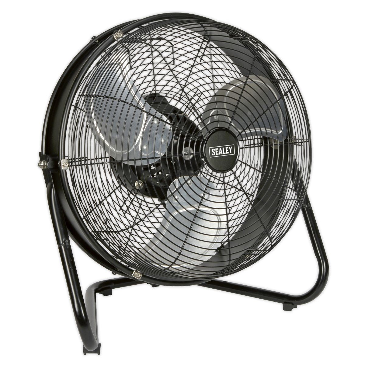 Sealey Industrial High Velocity Floor Fan with Internal Oscillation 18" - Image 1