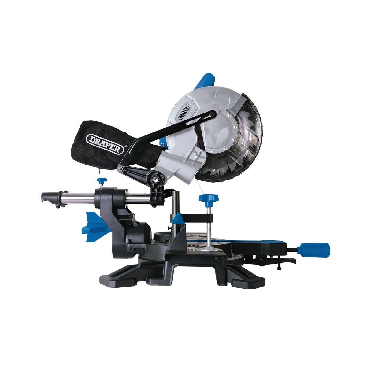 Draper Sliding Compound Mitre Saw with Laser Cutting Guide, 210mm, 1500W - Image 2